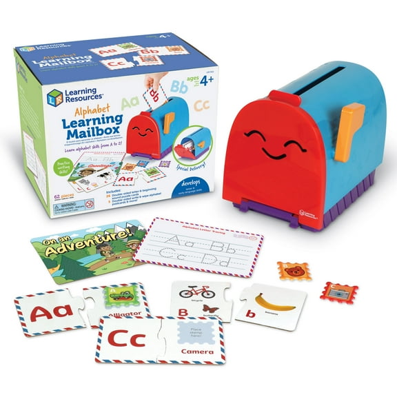 Learning Resources Alphabet Learning Mailbox Preschool Learning Toys Ages 4+