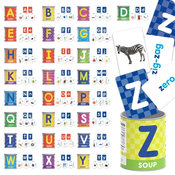 Learning Resources Alphabet Soup Sorters - Early Phonics Manipulatives, Ages 3+