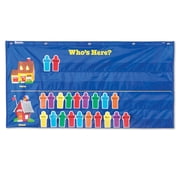 Learning Resources Attendance Pocket Chart, Set of 30 cards, Ages 5+