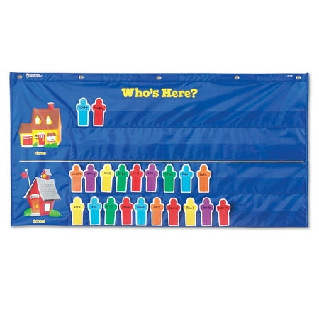Learning Resources Attendance Pocket Chart 2685