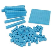 Learning Resources Base Ten Blocks Smart Pack, Classroom Accessories, Early Math Skills, 121 Pieces, Ages 6,7,8+