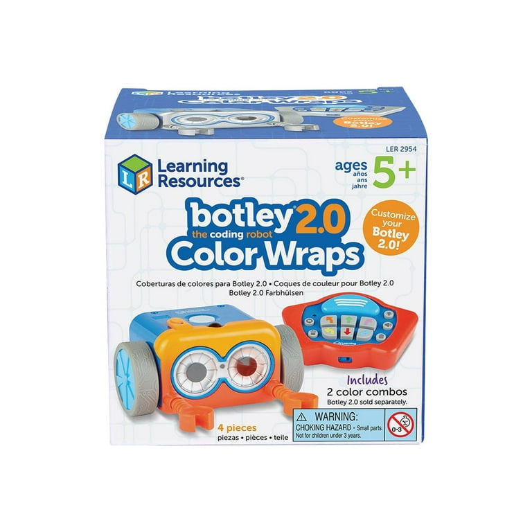 Learning Resources Botley 2.0 Color Wraps: Red & Silver Pack : Target