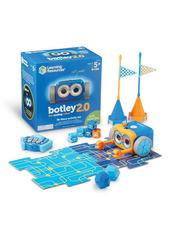 Learning Resources Botley 2.0 the Coding Robot Activity Set- 78 Pieces, Boys and Girls Ages 5+, STEM, Toys For Kids