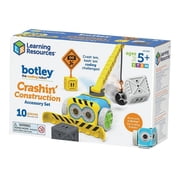 Learning Resources Botley Crashin Construction Challenge - 10 Piece Accessory Set, Ages 5+ Kids Coding, Construction Set, STEM Toy