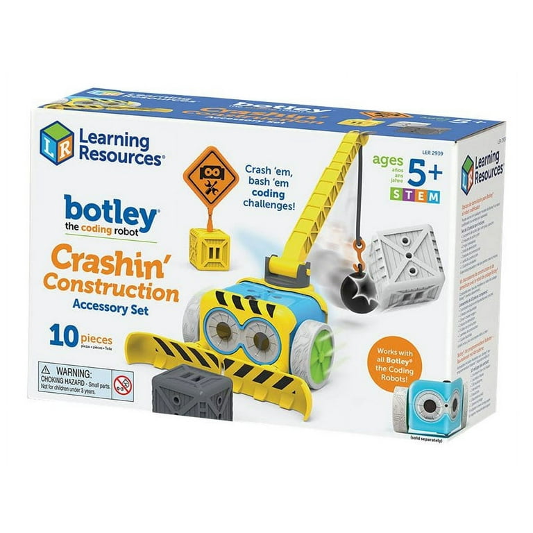 Learning Resources LER2939 Botley Crashin Construction Accessory Set