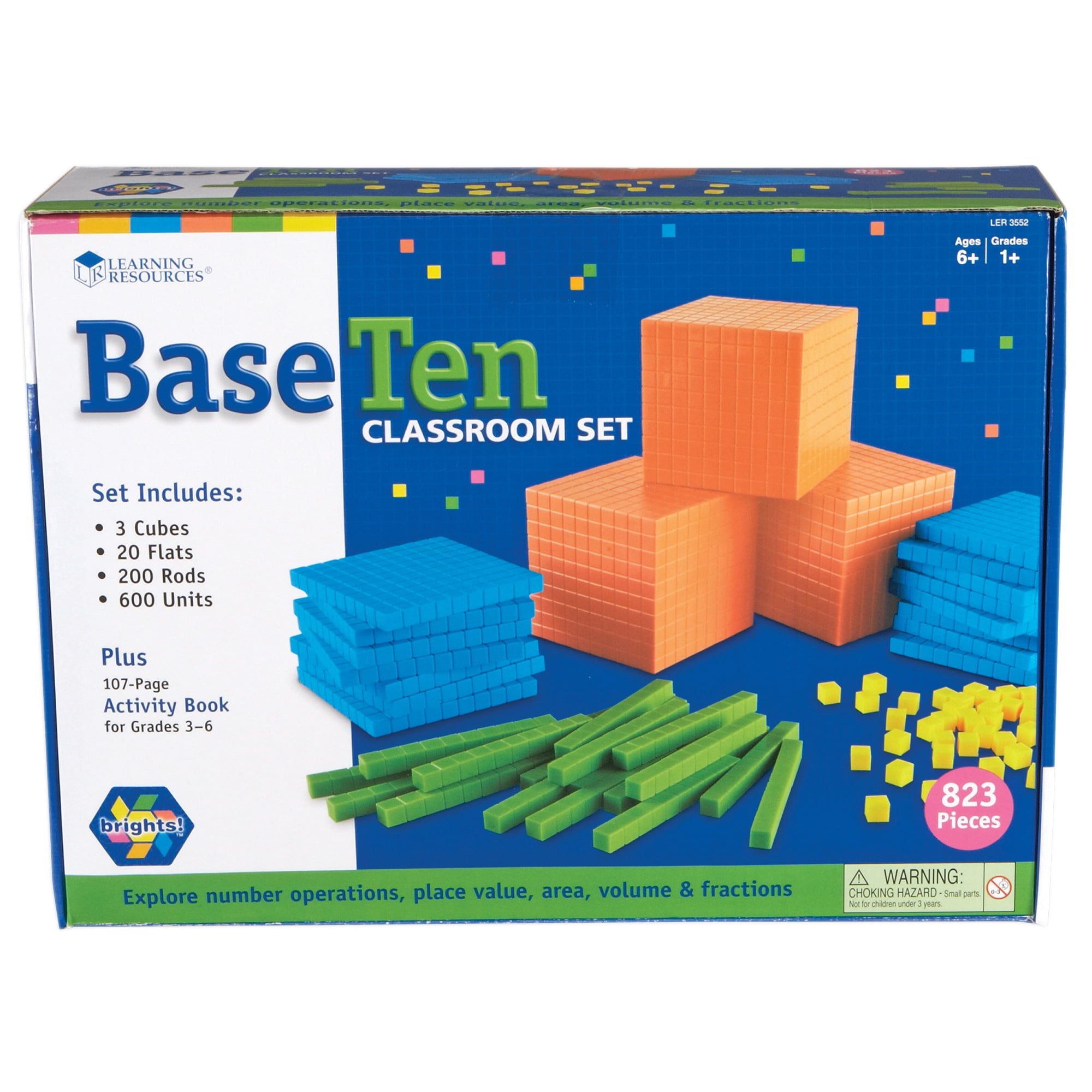 Learning Resources Plastic Base Ten Starter Set - Theme/Subject: Learning - Skill Learning: Mathematics - 6+ - 1 / Set Learning Resources Plastic Base Ten Starter Set - Theme/Subject: Learning - Skill Learning: Mathematics - 6+ - 1 / Set