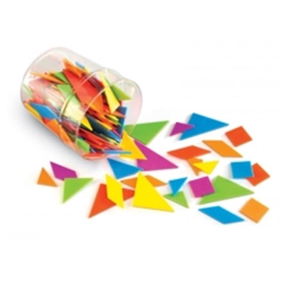 Learning Resources LER3554 Classpack Tangrams In 6 Colors