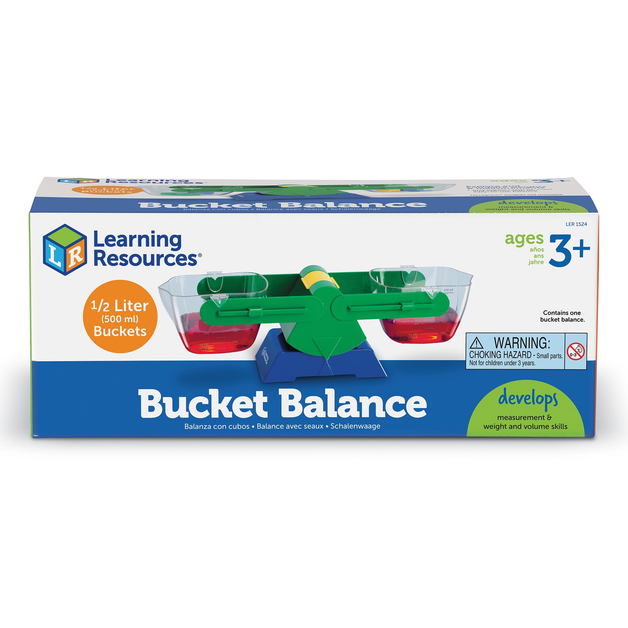 Learning Resources Bucket Balance 1g Sensitivity, Ages 3+ Classroom