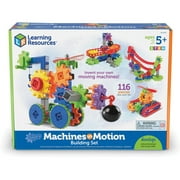 Learning Resources Building Set Machines in Motion 11"Wx14-1/2"Lx4"H Multi LER9227