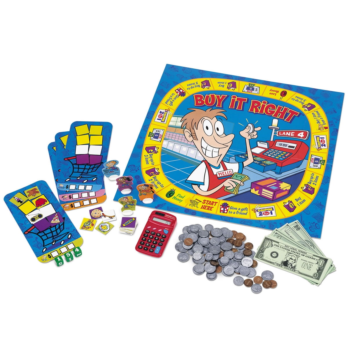Learning Resources Buy It Right Shopping Game, Math Games for Kids, Ages 5+