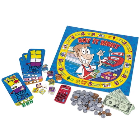 Learning Resources Buy It Right Shopping Game, Math Games for Kids, Ages 5+