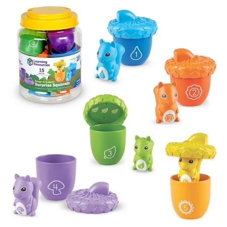 Learning Resources Snap-n-Learn Surprise Squirrels, Fine Motor Skills Toys, Ages 18 Months+ price history and forecast - Learning Resources LER6723