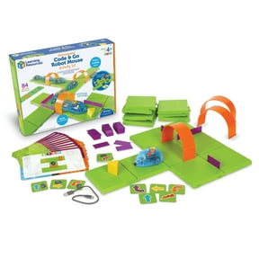 Learning Resources Code & Go Rechargeable Robot Mouse Activity Set for Kids Ages 4+