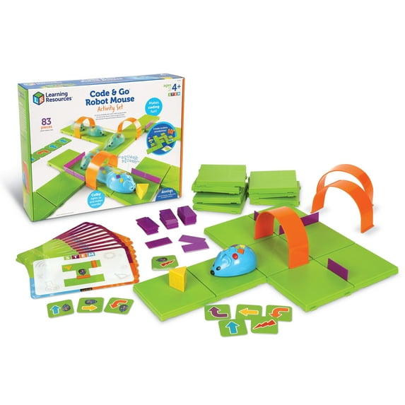 Learning Resources Code & Go Robot Mouse Activity Set, Screen-Free Early Coding Toy, Ages 4+