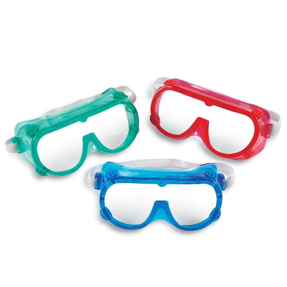 Learning Resources Colored Safety Goggles, Classroom Supplies, Ages 8+, LER2449