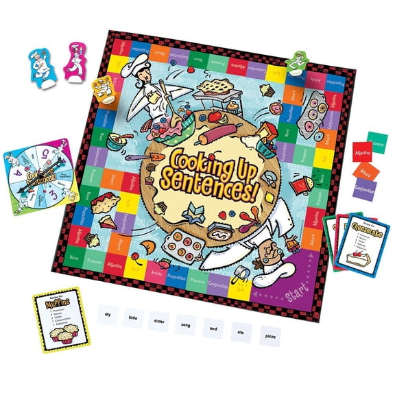 Learning Resources Cooking Up Sentences Parts of Speech Game