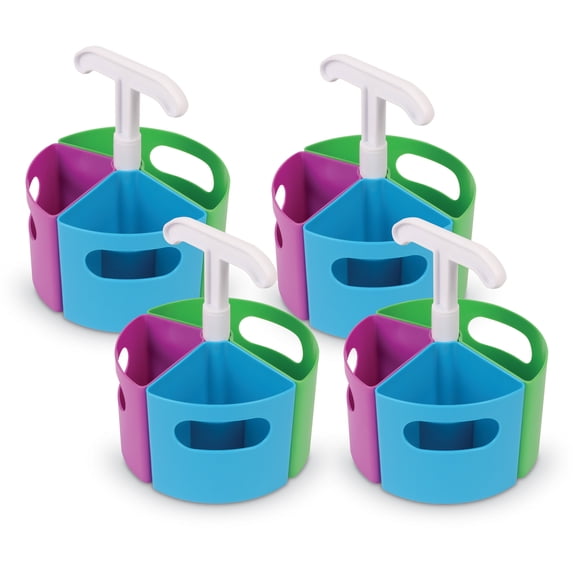 Learning Resources Create-a-Space Storage Center Mini Bundle, Home School Accessories, Fits 3oz Hand Sanitizer Bottles, Teacher Organizer, Classroom Craft Storage, Portable Storage