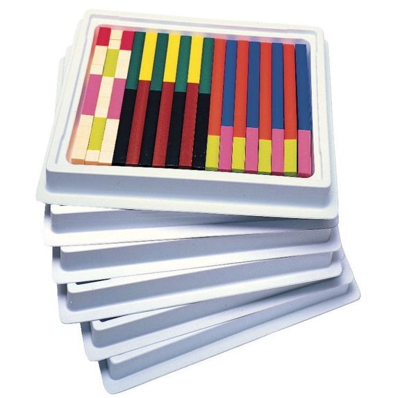 Learning Resources Cuisenaire Rods Multi-Pack: Plastic Rods, Math Manipulatives, Ages 4+