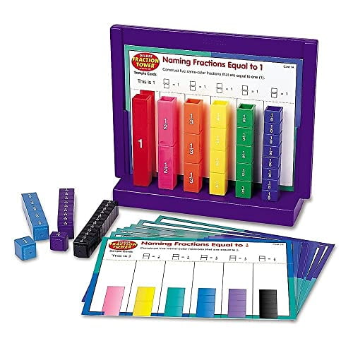 Learning Resources Deluxe Fraction Tower Set - Walmart.com
