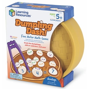 Learning Resources Dumpling Dash! Fine Motor Math Board Games, Counting Toy, Ages 5 and up