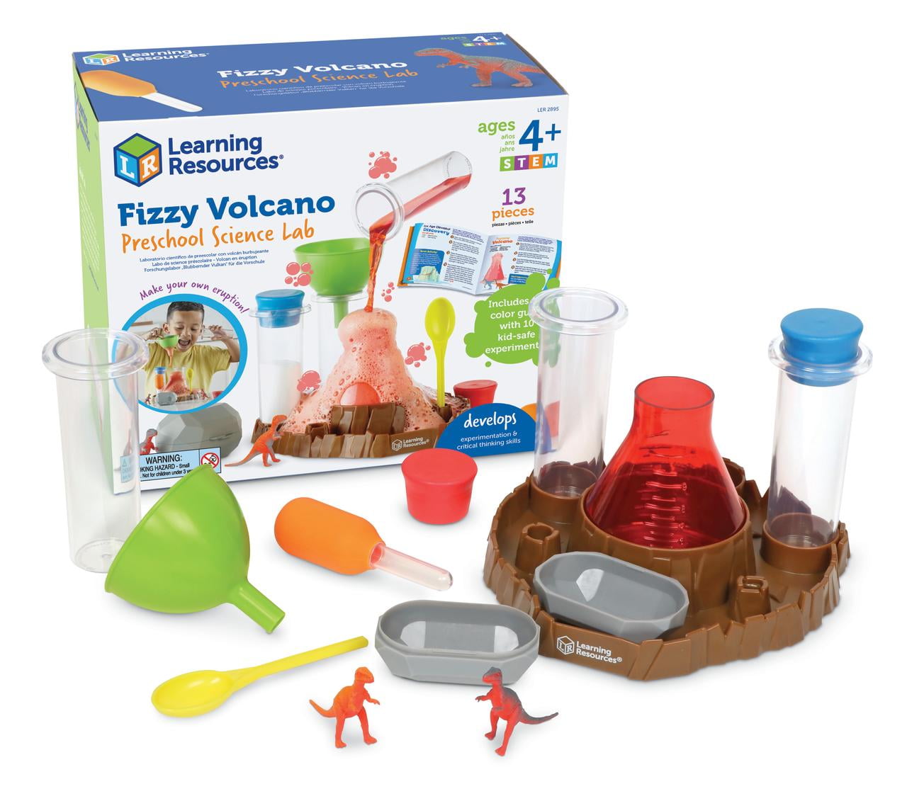 SOLMOD Lab Experiments Science Kits for Kids Age 4-6-8-12 Educational  Scientific Toys Gifts for Girls Boys，Volcano Science Kit, Crystal Growing  Kit