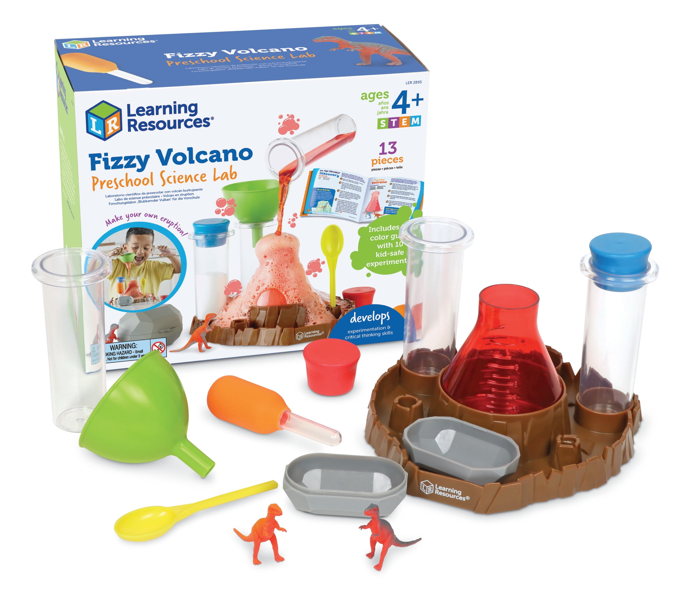 Learning Resources Fizzy Volcano, Science Experiments for Kids, Classroom Must Haves, Ages 4+