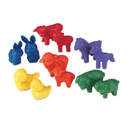 Learning Resources Friendly Farm Animal Counters, 72 Pieces