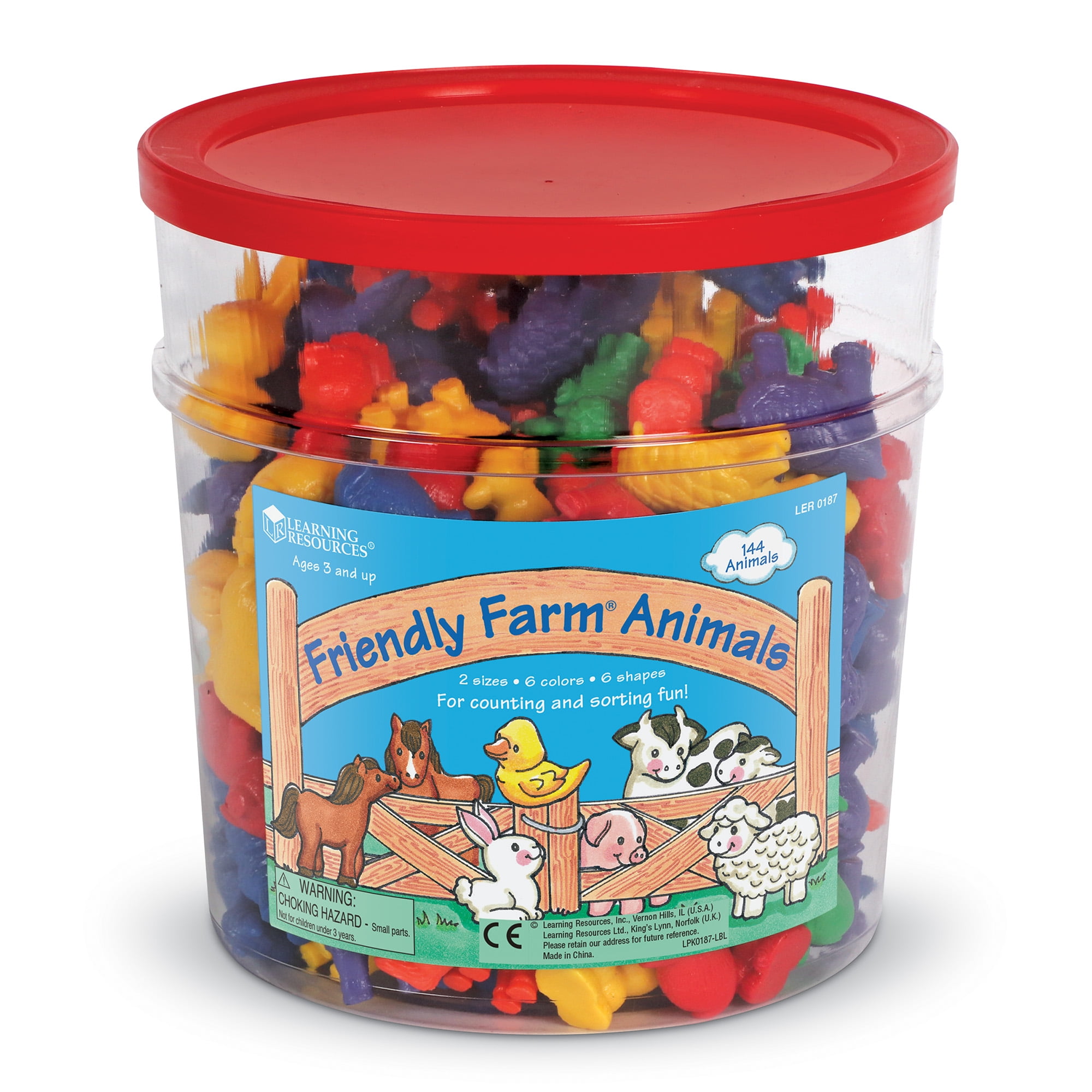 Learning Resources Friendly Farm Counters, Preschool Toys, Ages 3+