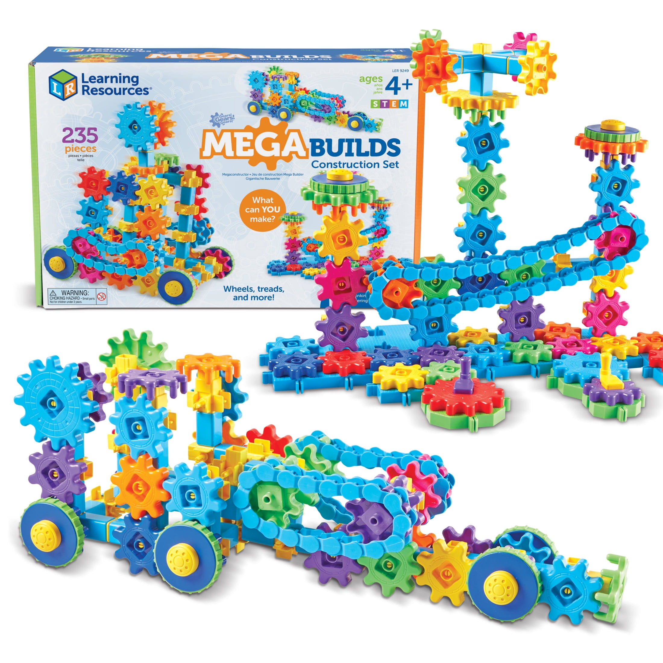 Learning Resources Gears Gears Gears Mega Builds Building Toys, STEM Activities, Ages 4+