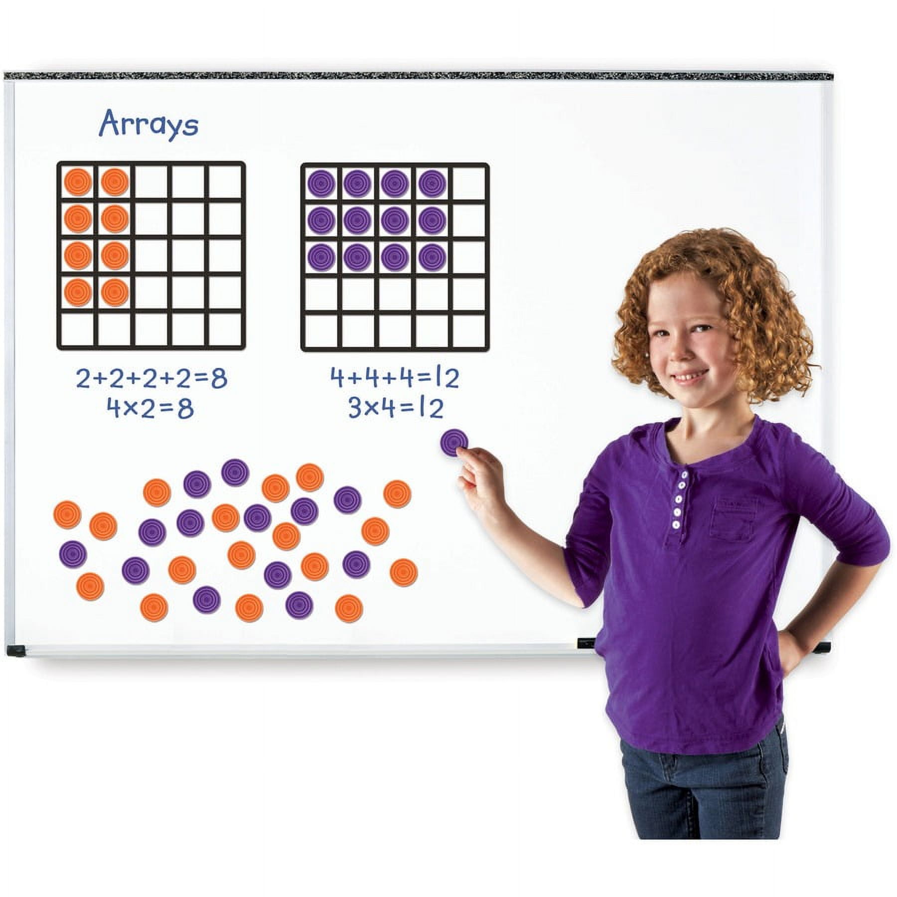 Learning Resources Giant Magnetic Array Set - Theme/Subject: Learning - Skill Learning: Multiplication, Addition, Number - 52 Pieces - 7+ - 1 / Set Learning Resources Giant Magnetic Array Set - Theme/Subject: Learning - Skill Learning: Multiplication, Addition, Number - 52 Pieces - 7+ - 1 / Set
