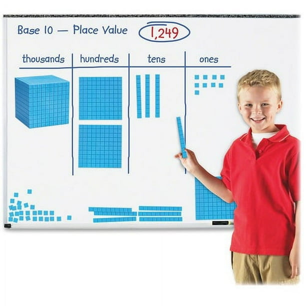 Learning Resources Giant Magnetic Base Ten Set - Skill Learning: Visual Interpretation - 6-8 Year - 121 Pieces Learning Resources Giant Magnetic Base Ten Set - Skill Learning: Visual Interpretation - 6-8 Year - 121 Pieces