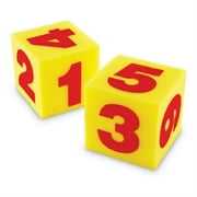 Learning Resources Giant Soft Number Cubes, Early Math Manipulatives, Set of 2, Ages 3,4,5+