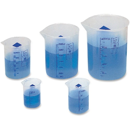 Learning Resources Graduated Plastic Beakers - Plastic | Bundle of 10 Sets