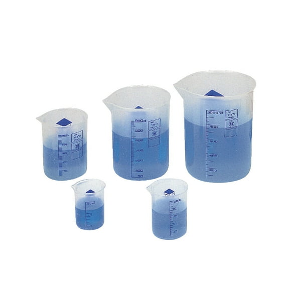 Learning Resources Graduated Plastic Beakers - Plastic | Bundle of 5
