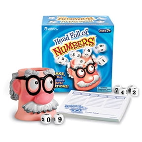 Learning Resources Head Full Of Numbers, Math Games for Kids, Ages 7+