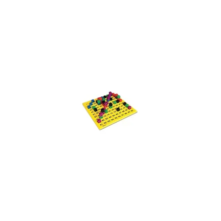 Learning Resources Hundreds Number Board 12 X 12 Plastic Double-Sided 1331