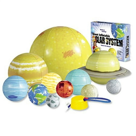 Learning Resources Giant Inflatable Solar System 13 Pieces 8 Planets Grades K Ages 5