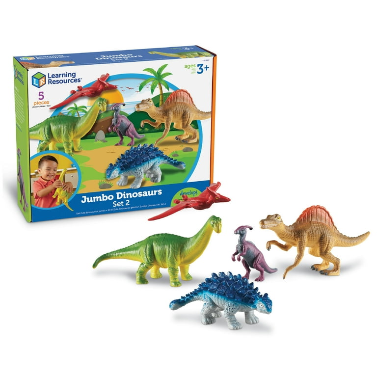 Learning Resources Jumbo Dinosaurs Set 2, Toddler Outdoor Toys