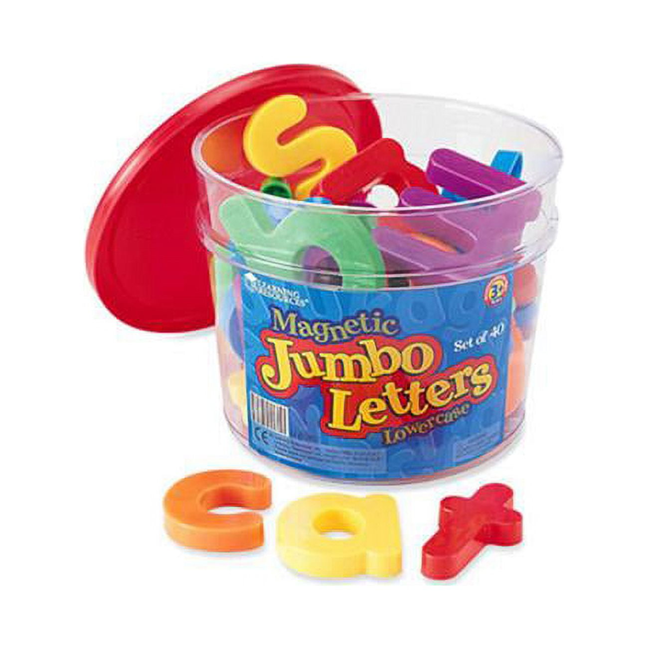 Learning Resources Jumbo Letters Lowercase40/Pk 21/2 Bucket