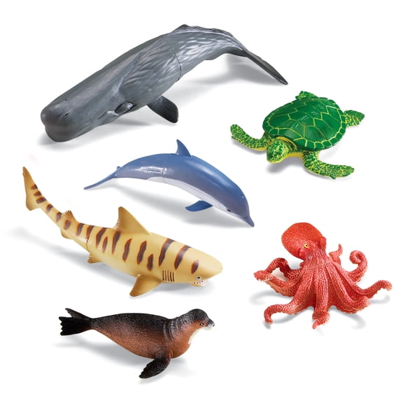 Learning Resources Jumbo Ocean Animals, Preschool Toys, Ages 2+