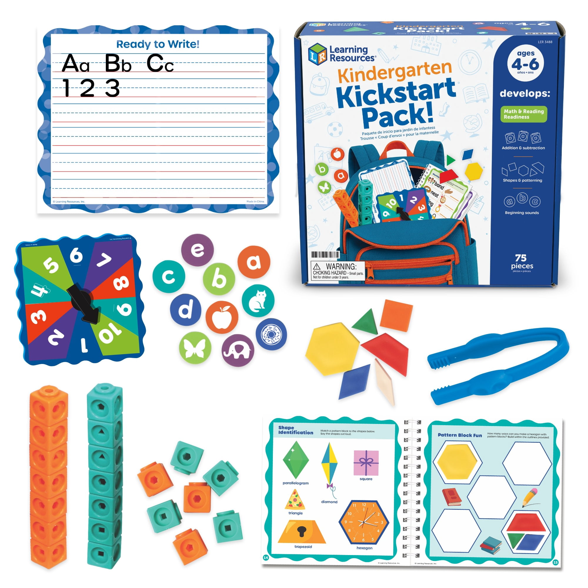Learning Resources Kindergarten Kickstart Pack - Walmart.com