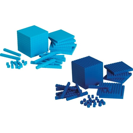 Learning Resources LER0932 Plastic Base Ten Class Set, Ages 6