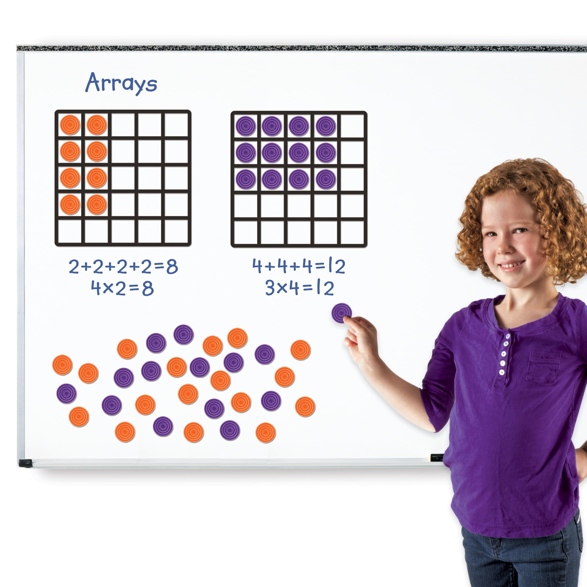 Giant Magnetic Array Set for Teaching