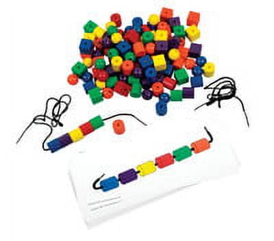 Learning Resources, LRNLER0139, Beads and Pattern Card Set, 1 / Set
