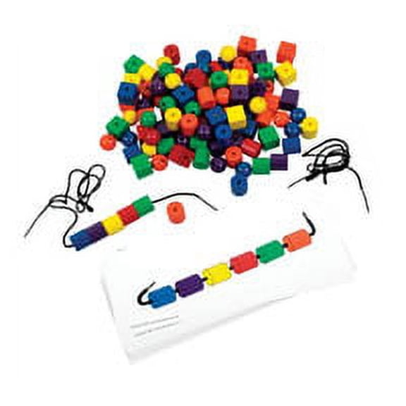 Learning Resources, LRNLER0139, Beads and Pattern Card Set, 1 / Set