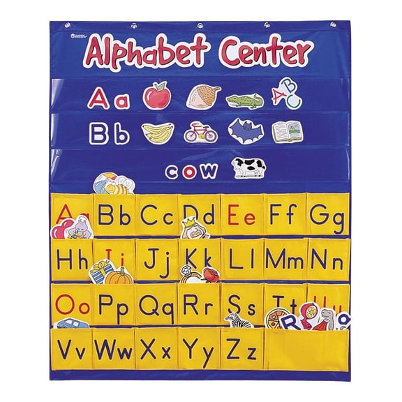 Learning Resources Alphabet Center Pocket Chart, Classroom Supplies, Ages 3+
