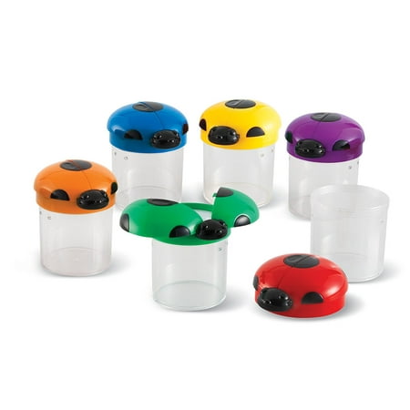 Learning Resources, LRNLER2781, Big View Bug Jars Set, 6 / Set