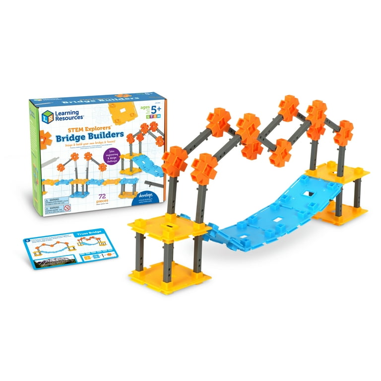 Learning Resources STEM Explorers Bridge Builders - Theme/Subject: Learning - Skill Learning: STEM, Bridge, Construction, Building, Engineering & Construction - 5-7 Year - Multi Learning Resources STEM Explorers Bridge Builders - Theme/Subject: Learning - Skill Learning: STEM, Bridge, Construction, Building, Engineering & Construction - 5-7 Year - Multi