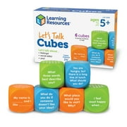 Learning Resources Let's Talk Cubes Social Emotional Activities, Ages 5+