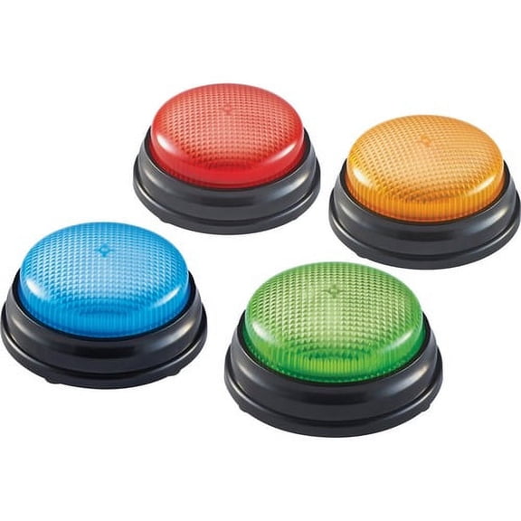 Learning Resources Lights & Sounds Buzzers Set - Theme/Subject: Learning - Skill Learning: Sound, Game - 3+ - 4 / Each | Bundle of 10 Each